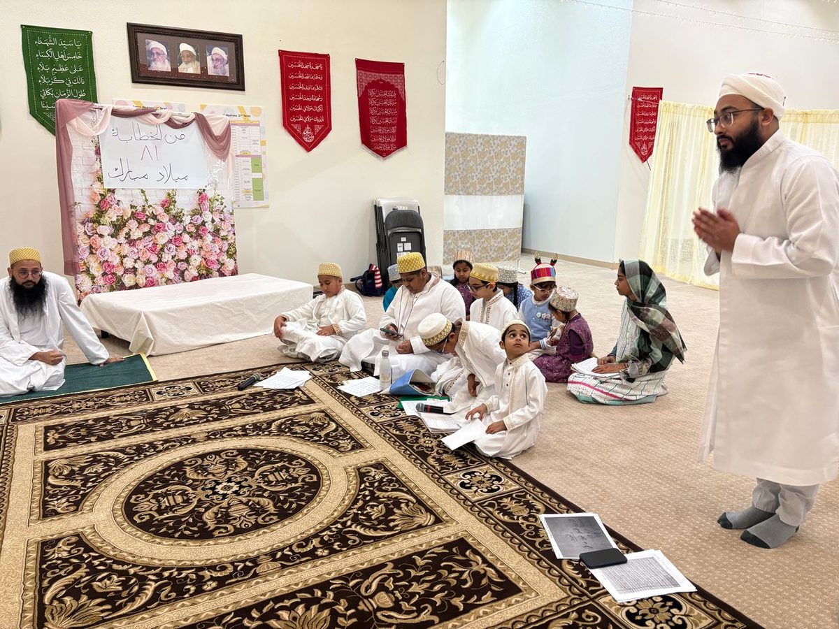 Madrasa class — Anjuman-e-Mohammedi, San Antonio